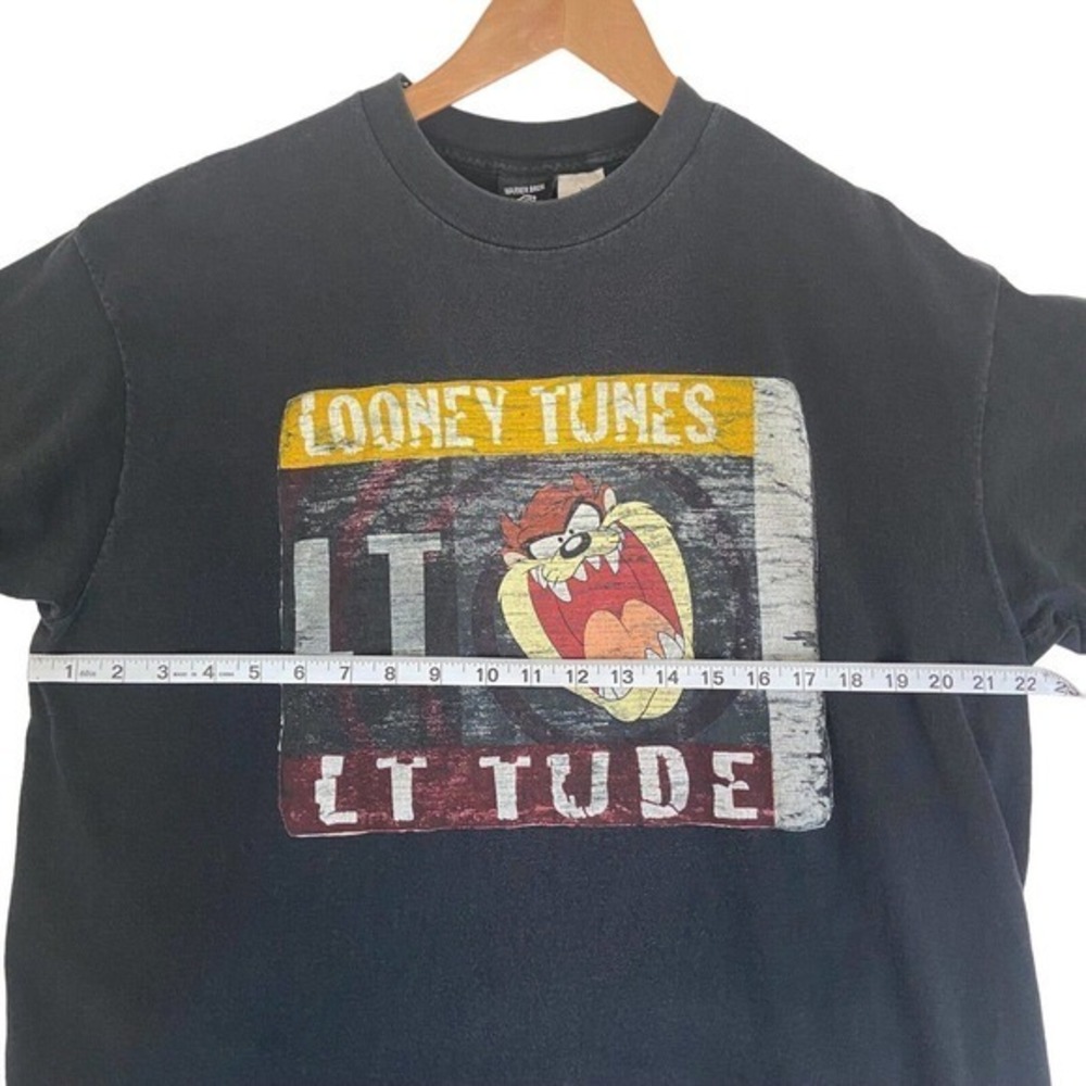Vintage 1995 Looney Tunes Taz Shirt Rare‎ LT Tude Single Stitch USA Made WB - Picture 3 of 8